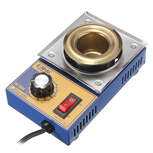 CM360A 100W 200-480 Degree Solder Pot Soldering Desoldering Stainless Steel Plate