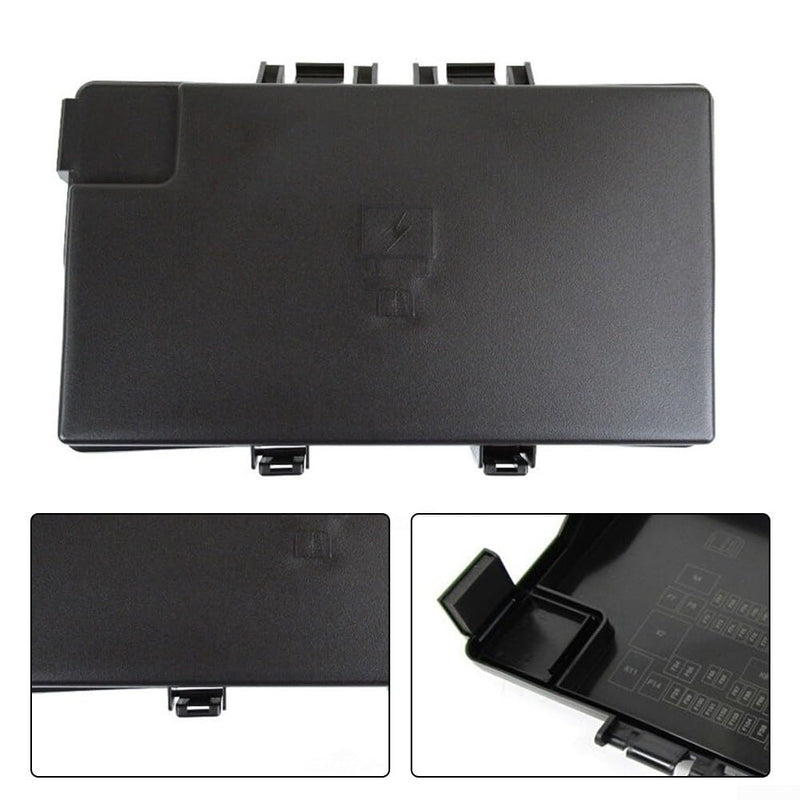 Fuse Relay Box Cover Lid Replacement for OEM 68202821AA for Ram 1500 2500 3500 4500 5500 2013-2018 Truck Electrical Junction Protection Panel Direct Fit Black Plastic Housing