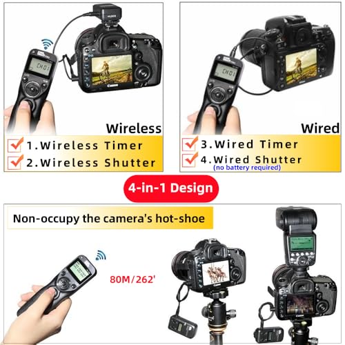Pixel TW283-DC2 Wireless Remote Shutter Release Intervalometer for Nikon TW-DC2 Nikon