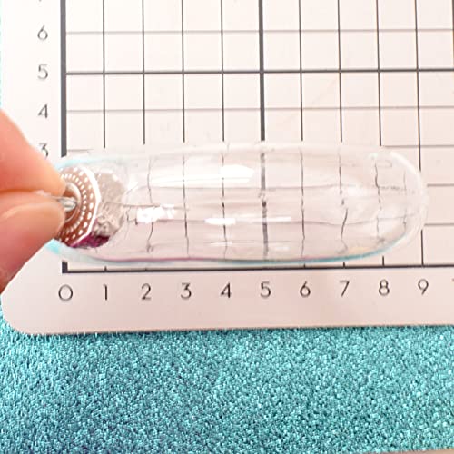 Heart Stamped Real White Feather in Glass Round Bauble Plus Black Display Stand. Christmas Tree Hanging Decoration. Spiritual Angel Gift