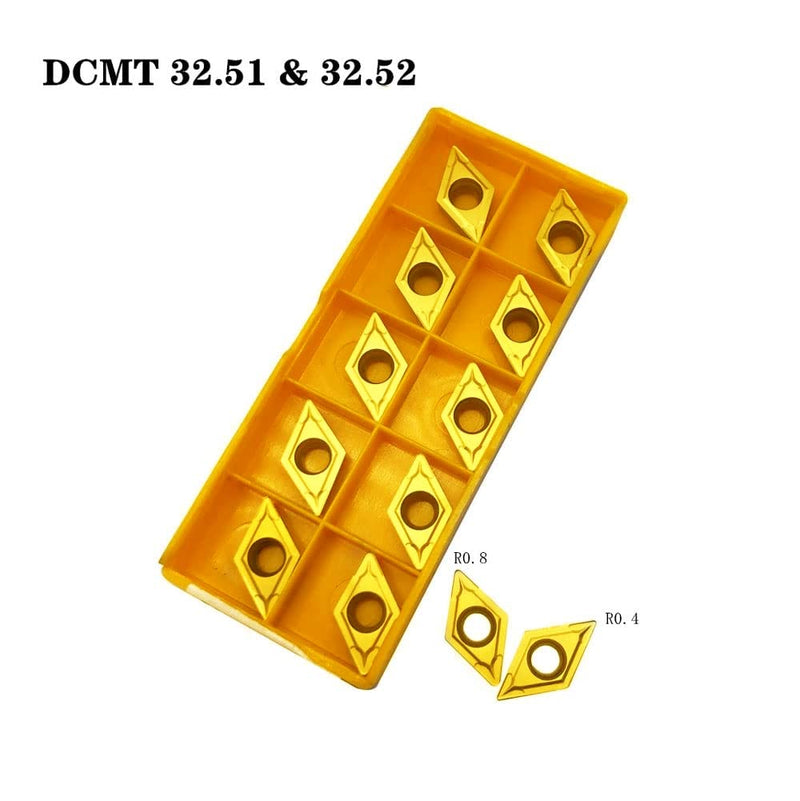 [Australia - AusPower] - 20 pcs Cutting Tools Indexable Inserts Turning Inserts DCMT32.51 DCMT32.52 carbide inserts for metal cutting cutter bar (20pcs DCMT11) 20pcs DCMT11 