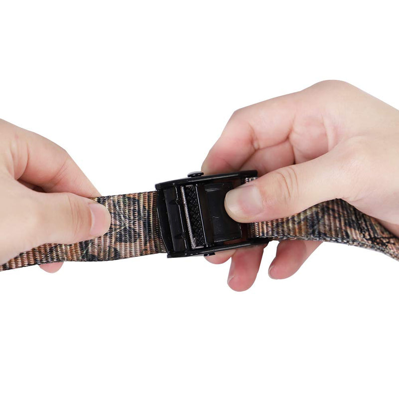 [Australia - AusPower] - XSTRAP STANDARD Cam Buckle Straps 6PK 8FT Powersports Tie-Downs 1-Inch Camouflage Lashing Straps with Carrying Bag, Ideal for Securing Cargo, Luggage Camouflage2 