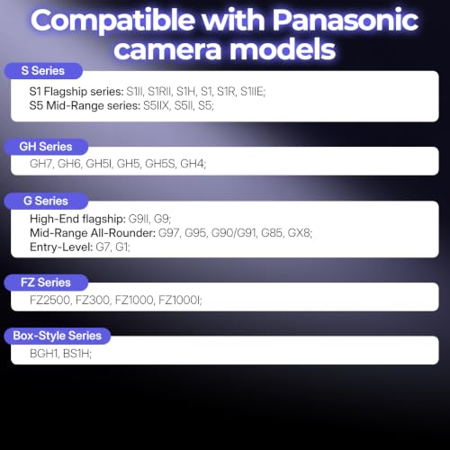 for Panasonic LUMIX Rechargeable Wireless Intervalometer Shutter Release for Panasonic LUMIX