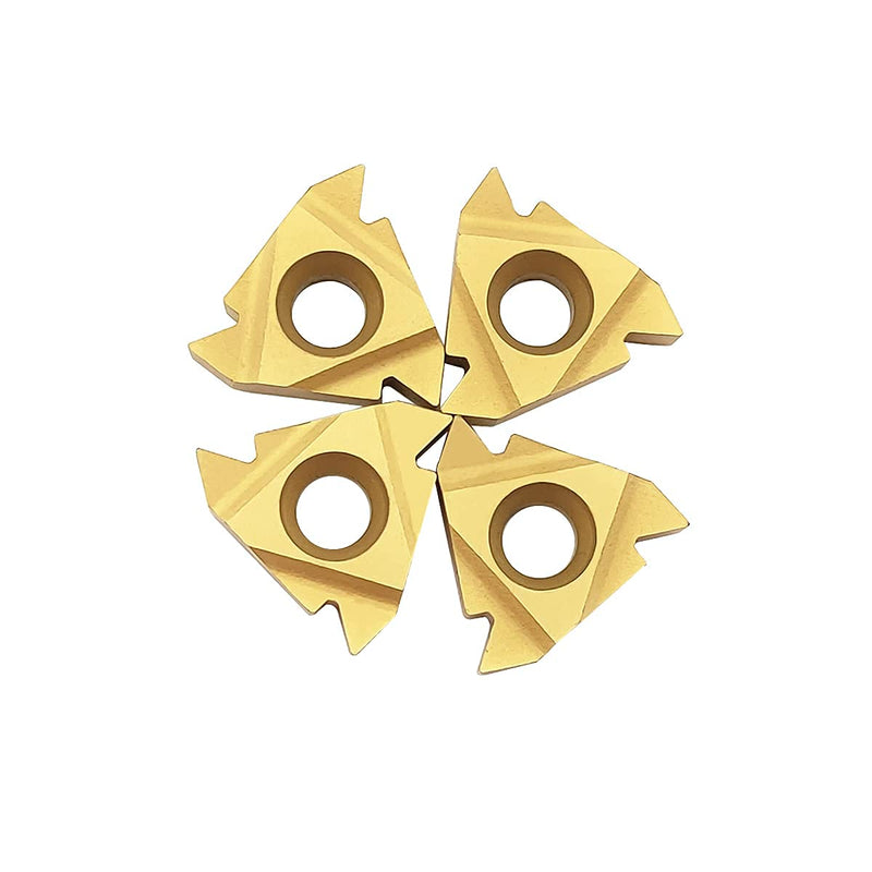 Pack of 10 16 AG60 CNC indexable threading carbide blade.