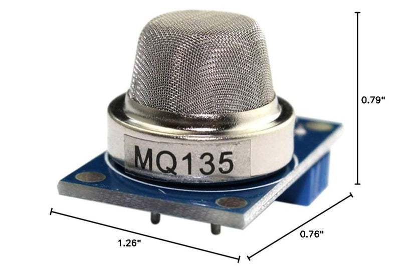 [Australia - AusPower] - 2 Pack MQ-135 Air Quality and Hazardous Gas Detection Sensor Alarm Module 