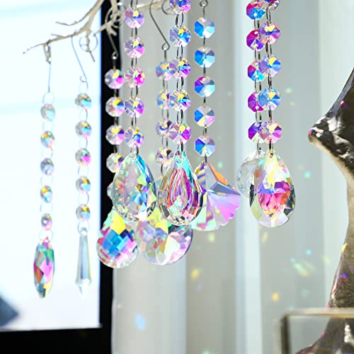 Rainbow Maker Crystal Window Hanging Suncatchers Ornament AB-Coating Crystal Pendant