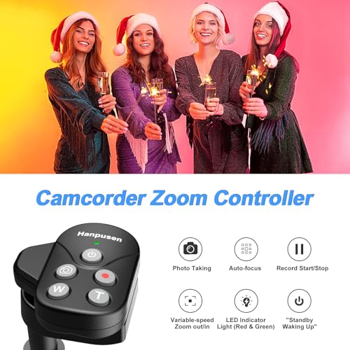 Camcorder Remote Control Zoom Controller for LANC or Remote Jack (2.5 mm)