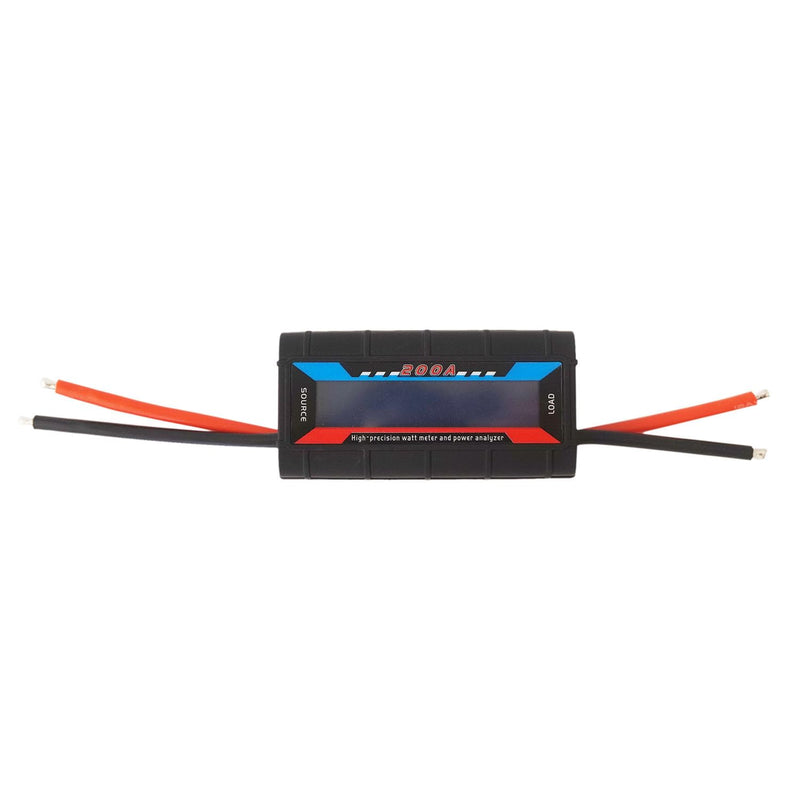 [Australia - AusPower] - 200A High Precision Watt Meter, RC Multi Meter Power Analyzer, Battery Testers Voltage Amp Consumption Performance Monitor with Backlight Digital LCD Screen 200A 60V 
