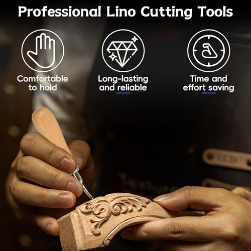 2 Pcs Lino Cutting Tools, Engraving and Stamp Lino Cutter