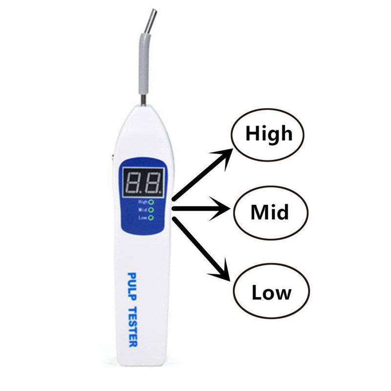 [Australia - AusPower] - Rigoberto Pulp Tester Teeth Nerve Vitality Detector Endodontic Measuring Tools 