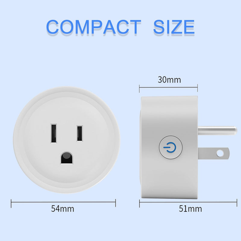 [Australia - AusPower] - Smart Plug, Works with Alexa Only, Simple Setup with One Voice Command, Voice Control, Remote Control, Timer & Schedule & Group Controller, Bluetooth Mesh Outlet, Alexa Echo Required ?4 Pack? 4 