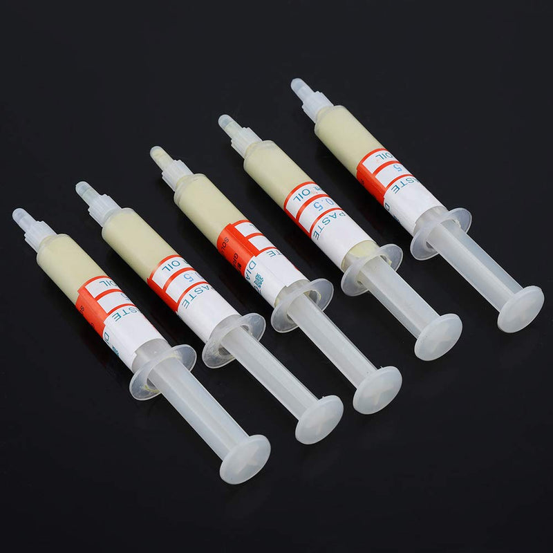 5pcs Diamond Polishing Paste W0.5 to W40 Grit 320 to 10000 for Metal Jewelry Watches Lighter Jade with Oil Soluble Abrasive for High Precision (W0 (10000 Eyepiece Polished) W0,5 (10000 Okular poliert)