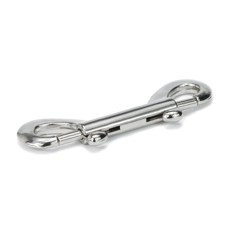 Metal Double Ended Bolt Snap Trigger Chain Diving Clips for Water Bucket Pet Feed Bucket Agricultural Equine Home Dog Leash Garage Use (3-1/2" (8cm), 20 Pack) 3-1/2" (8cm)