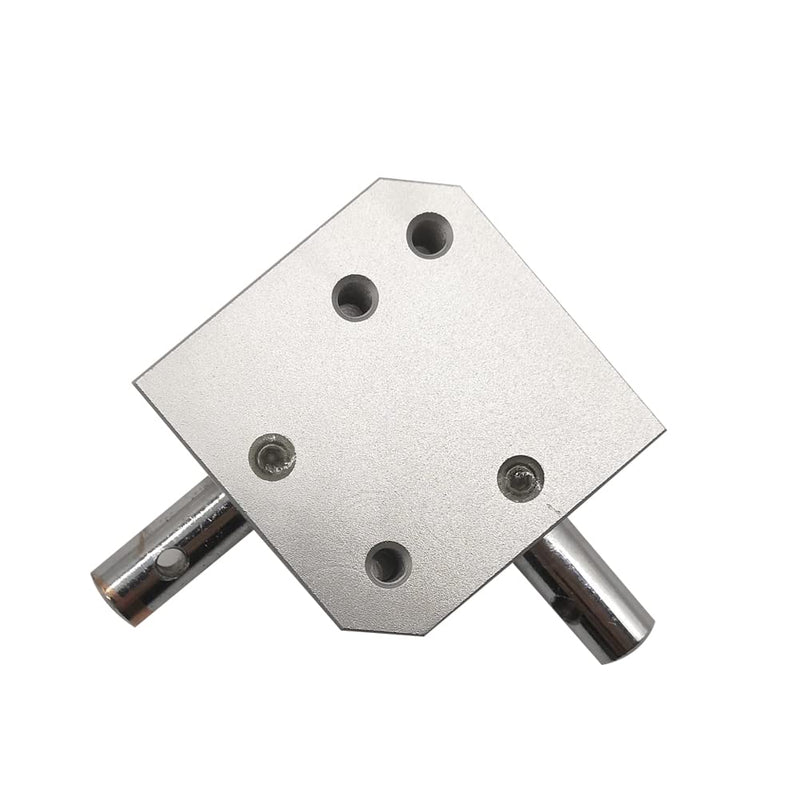 [Australia - AusPower] - 1:1 Right Angle Tapered Bevel Gearbox Mini 1 Module 20 Teeth 90° Angle Drive Steering Gear Device Simple Mechanical DIY Module with 8mm Shaft 1 short output shaft 