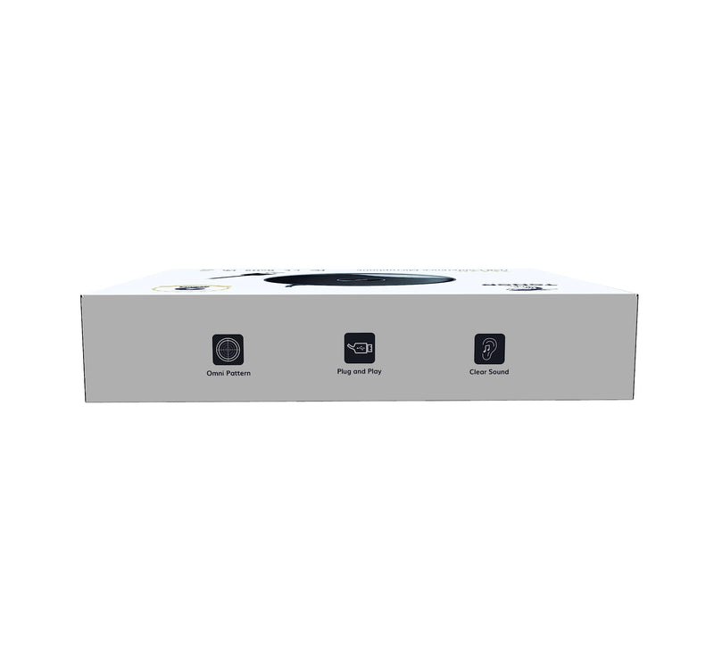 [Australia - AusPower] - TONOR USB Conference Microphone, 360° Omnidirectional PC Computer Condenser Mic with Mute Button for Online Meeting/Class, Zoom Call, Skype Chatting, Plug & Play (TM20) 