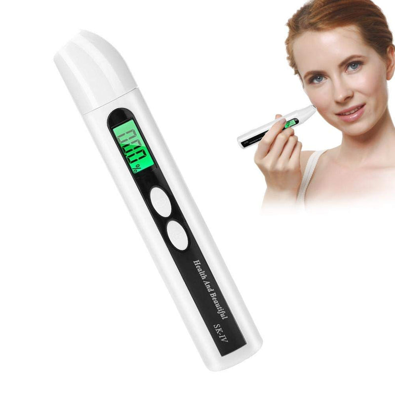 [Australia - AusPower] - Skin Analyzer Portable, 0~99.9% Skin Detector Digital LCD Skin Face Oil Analyzer Monitor Tester Detector 
