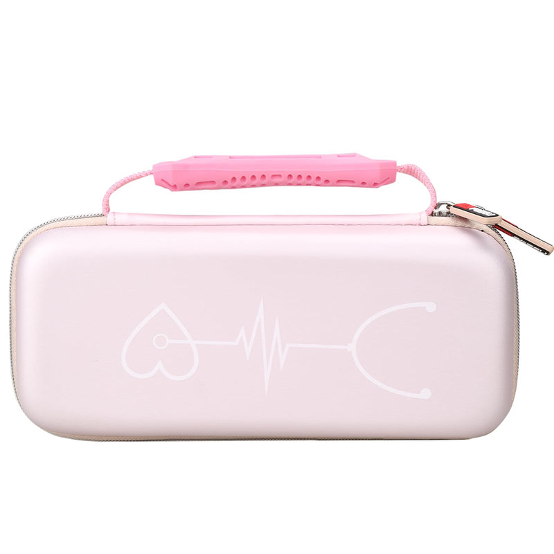 [Australia - AusPower] - Stethoscope Case Compatible with 3M Littmann Classic III/Lightweight II S.E/MDF Acoustica Deluxe Stethoscopes, includes Mesh Pocket for Nurse Accessories for Work (Pink) Pink 