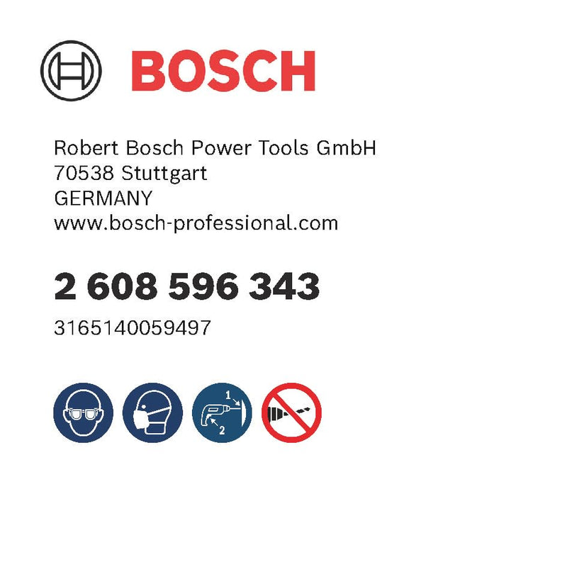 [Australia - AusPower] - Bosch 1 x PRO Wood HSS Installation Drill (for Hardwood, Sandwich Metal, Diameter 10.00 mm, Professional Accessories Drill/Screwdriver, Hammer Drill) Durchmesser: 10/Gesamtlänge in mm: 600 