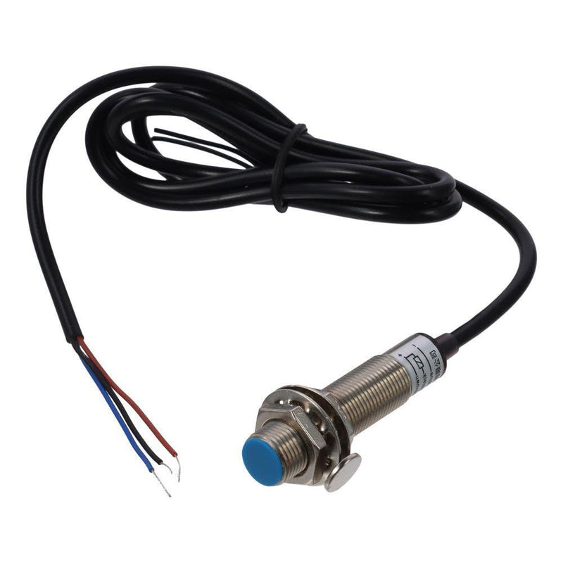 [Australia - AusPower] - Digital LED Tachometer,Red Mini 4 Digit NPN Hall Proximity Switch Sensor Durable AC 110V-230V RPM Speed Measure Meter Lathes, Conveyor Belts 