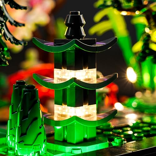 LocoLee LED Light Set Compatible with Lego 10315 Tranquil Garden Botanical, Only Lights, No Lego Model (Standard Version) 10315-Garden of Silent Standard