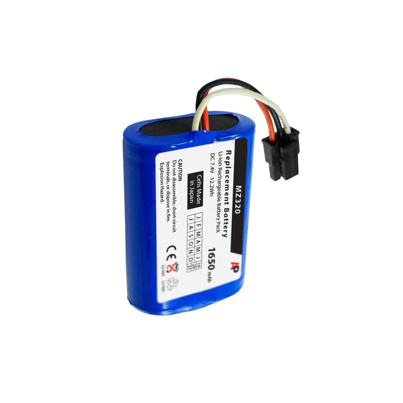 Artisan Power Replacement Battery for Zebra/Comtec MZ220 and MZ320 Barcode Printers | 1650 mAh | Lithium Ion Rechargeable Battery | Made in Japan Cells | Replaces OEM Number AK18353-1 and BT17790-1