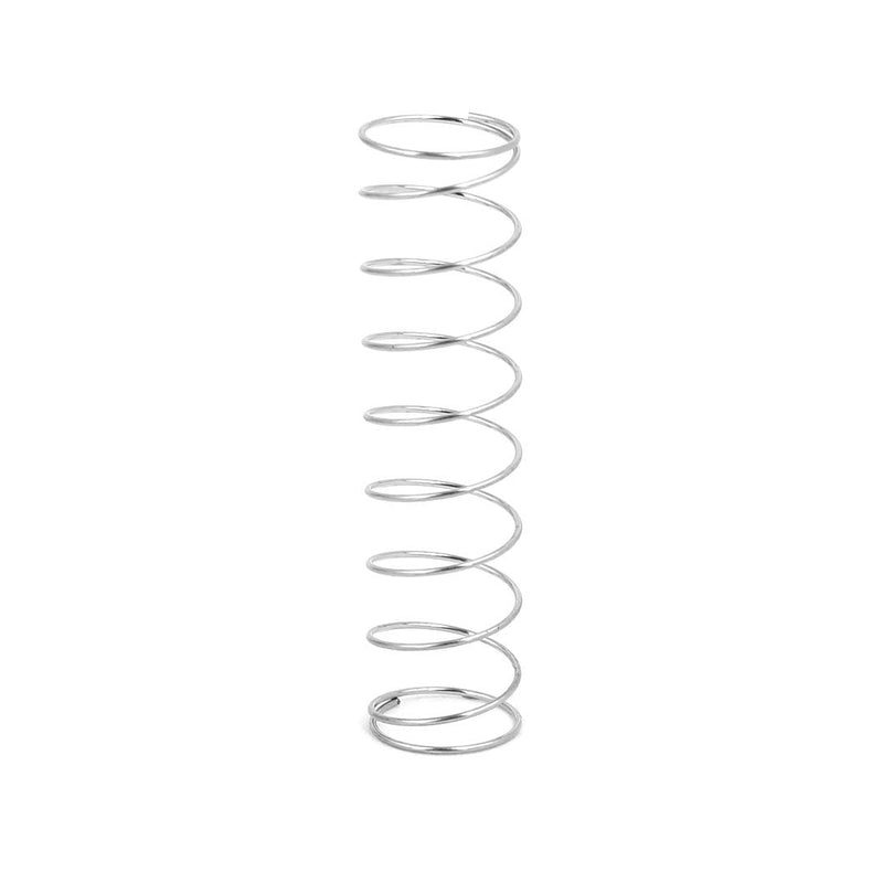 [Australia - AusPower] - uxcell Compression Spring,304 Stainless Steel,10mm OD,0.5mm Wire Size,40mm Free Length,Silver Tone,10Pcs 