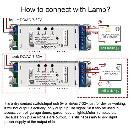 WiFi Electric Linear Actuator Controller, 2 Channel DC12V 24V