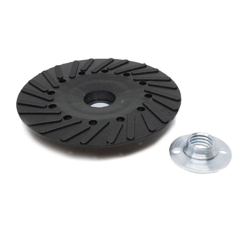 [Australia - AusPower] - Benchmark Abrasives 4.5" Air-Cooled Poly Pad Resin Fiber Disc Backing Pad for Grinding Cutting Polishing Sanding Woodworking Carving Shaping 4.5" 