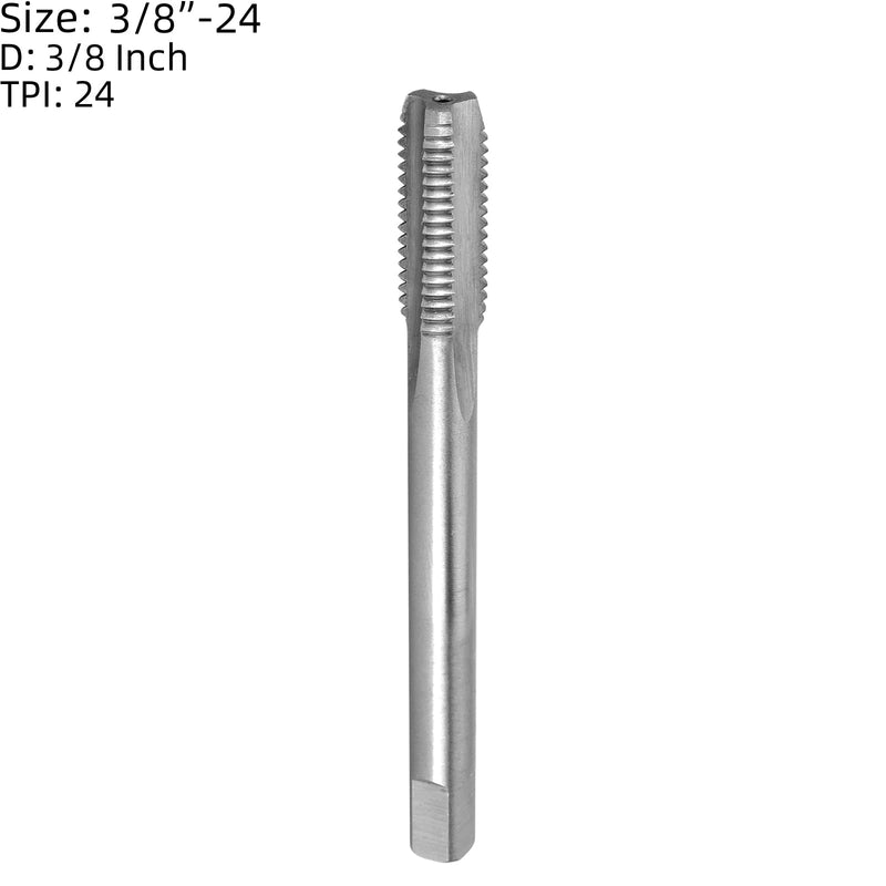 [Australia - AusPower] - Burkit 3/8"-24 UNF Tap and Die Set, 3/8 x 24 UNF Machine Thread Tap and Round Die Right Hand 3/8-24 UNF 