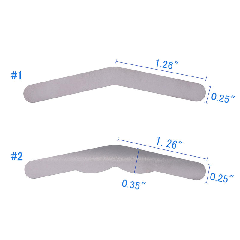[Australia - AusPower] - JMU 144 Pcs Dental Tofflemire Matrix Bands 1# Stainless Steel, Thickness .0015"/0.04mm 1# 