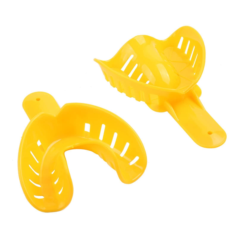 Dental Impression Tray, Plastic Perforated Trays | Pack of 12 Plastic Teeth Imprint Trays for Whitening Splints for Adults and Children