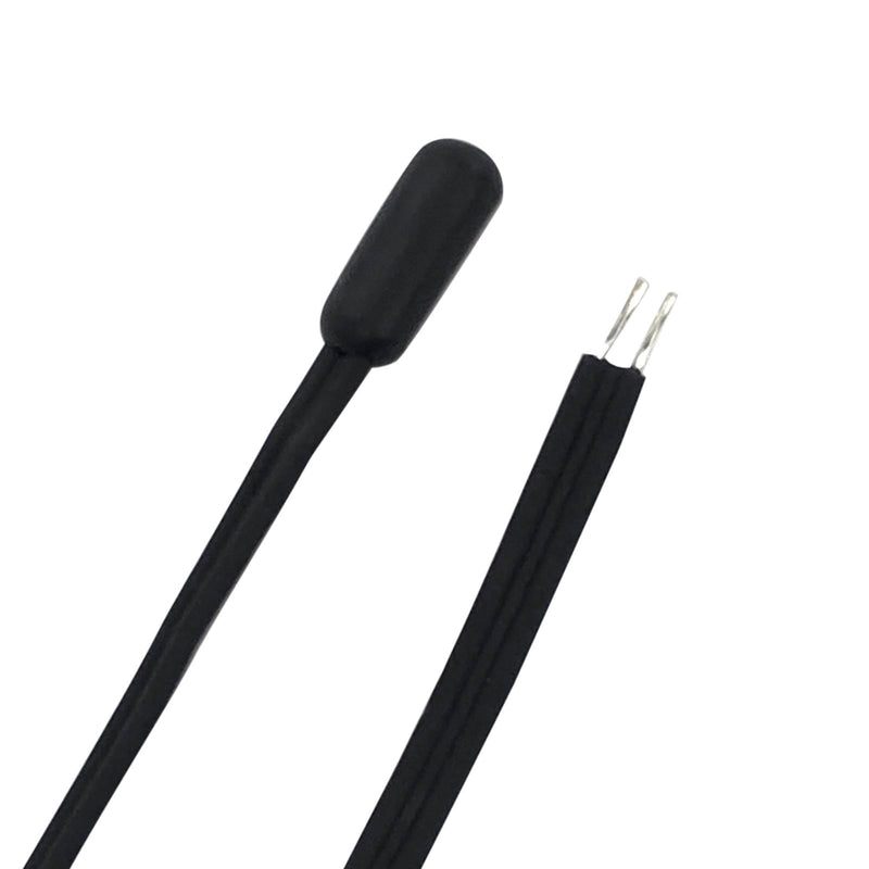 [Australia - AusPower] - 2PCS NTC Temperature Sensor Probe for Dixell XR01CX XR02CX XR03CX XR06CX XR20CX XR30CX XR40CX XR60CX XR70CX Digital Temperature Thermostat Controller, Temperature Range: -40°C-110°C(Black) Black 