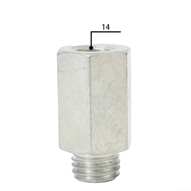 [Australia - AusPower] - M16 to M14 Adapter Suitable for Deep Processing Techniques for Polishing Pads, Drill, Cutting Disc, Polishing Machine (Outer M16 Inner for M14) Outer M16 inner M14 