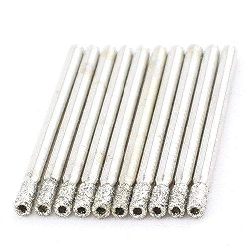 [Australia - AusPower] - JINGLING 2.5mm 3/32" inch Diamond Small Drill Bit Hole Saw Masonry Tools for Glass Tile Stone Pack of 20Pcs 2.5mm(3/32 inch) 