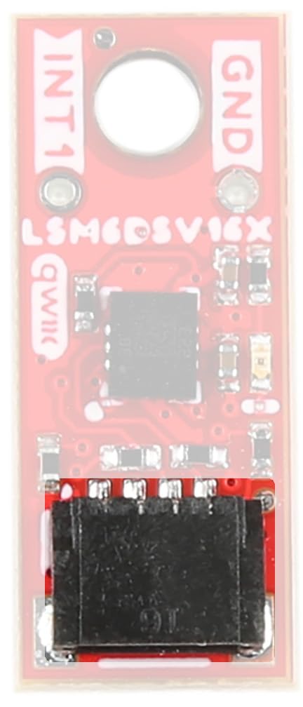 [Australia - AusPower] - SparkFun Micro 6DoF IMU Breakout - LSM6DSV16X (Qwiic) Low-Power 6-axis IMU, Featuring 3-axis Digital Accelerometer, 3-axis Digital Gyroscope, Triple core, Dimensions: 0.3in. x 0.75in. 