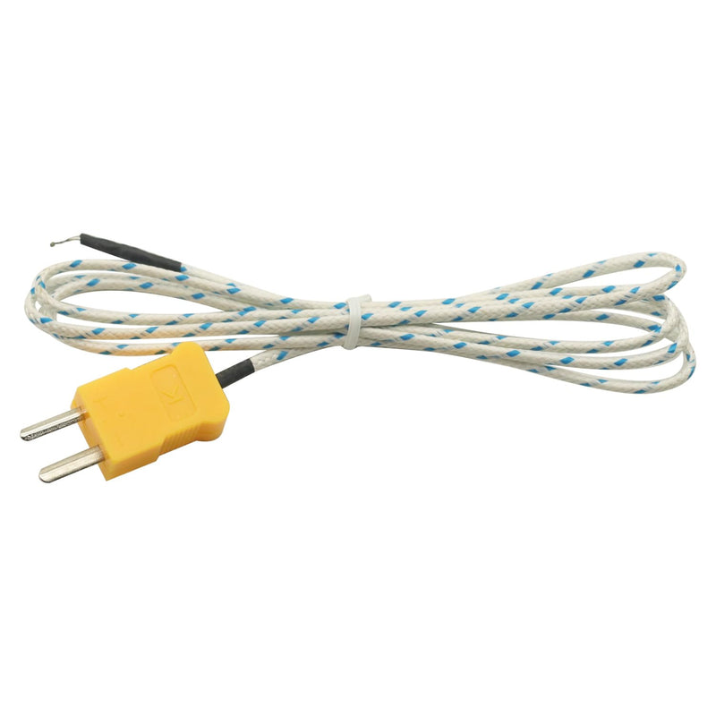 [Australia - AusPower] - 5PCS 1M Wire Measuring Temperature K Type Thermocouple Sensor Digital Probe Tester 