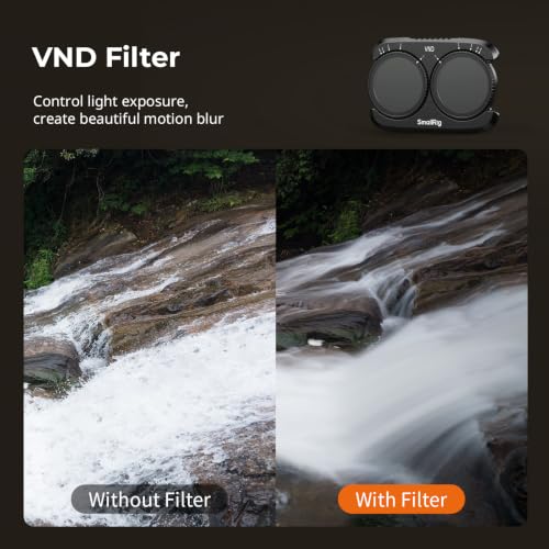 SMALLRIG VND 1-5 & CPL & 1/4 Black Mist Filter for DJI Osmo Pocket 4P VND1-5 & CPL & 1/4 Black Mist
