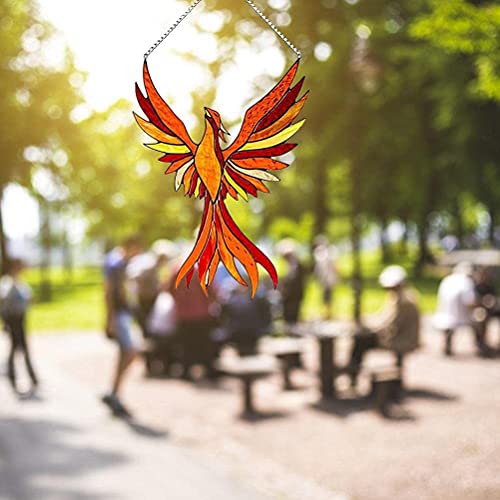 Phoenix Ornament Window Hangings Sun Catcher Phoenixs Hanger Bird Wall Decor Phoenix for Home Decoration