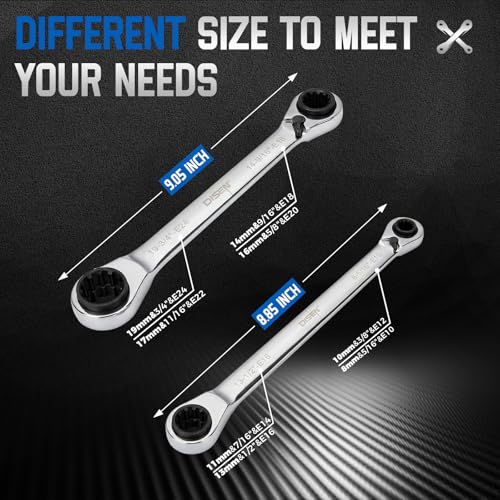 DISEN 39-in-1 reversible ratcheting box wrench set with double box endsաժողով