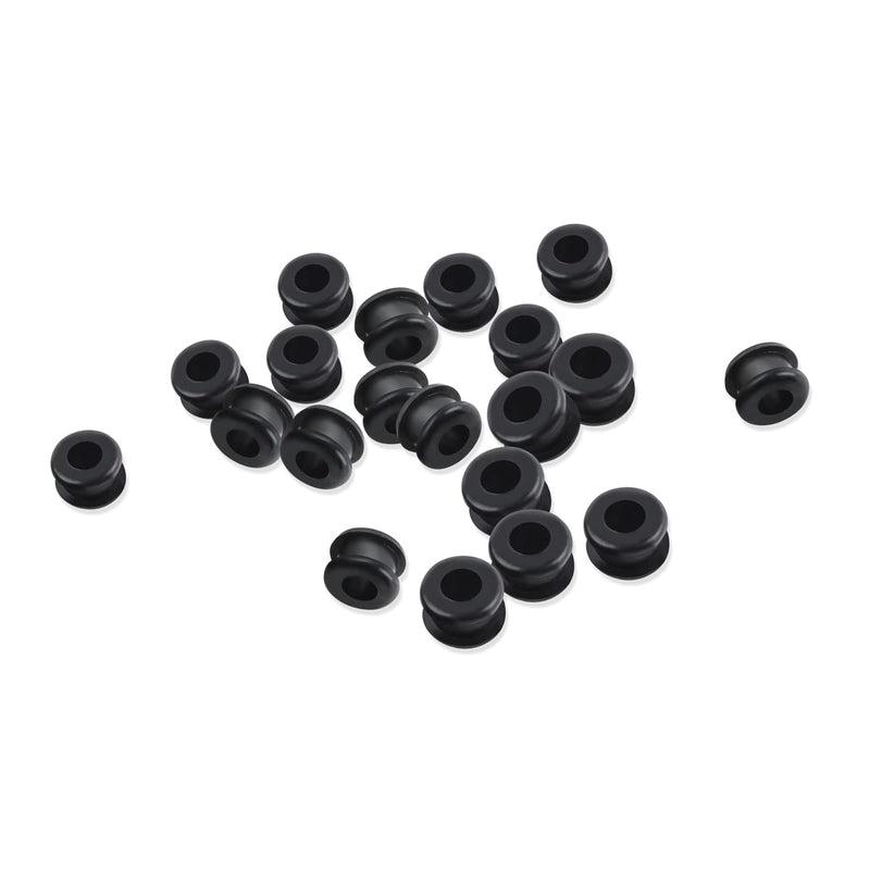 40PCS Antique/Vintage/Discontinued rubber grommets Replacement/Rubber Grommets fits for Hunter Ceiling Fan.Ceiling Fan Replacement Parts (40Pcs black) 40