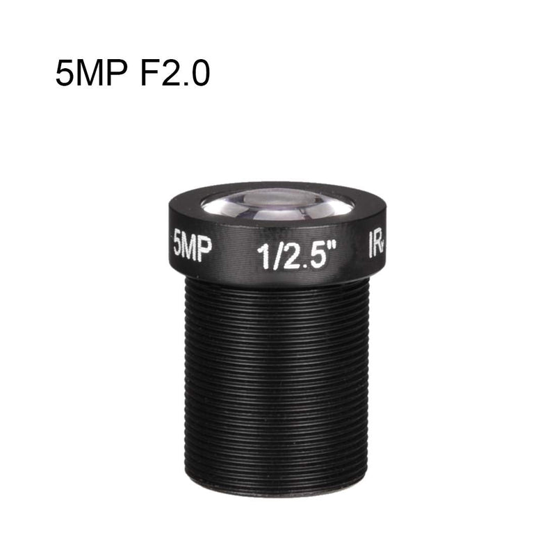 [Australia - AusPower] - uxcell 12mm 5MP F2.0 FPV CCTV Camera Lens Wide Angle for CCD Camera 