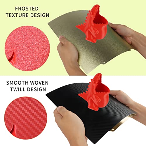 IdeaFormer PEI Sheet Carbon Fiber PET+Coating PEI Plate 235x235mm, Double-Side Printing Build Plate, Spring Steel Plate for creality Ender 3/3 V2/3 Pro/3 Neo/Ender 3 V2 Neo/ 3 S1/3 S1 Pro/Neptune 3 235x235 1Pcs Double Sided PET+PEI