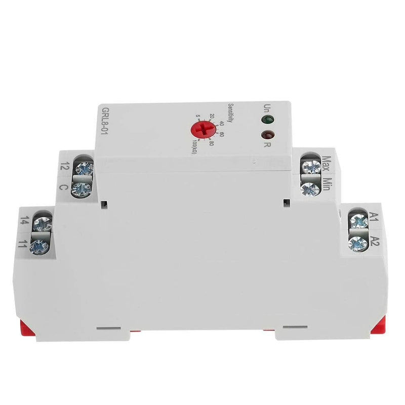 [Australia - AusPower] - Liquid Level Controller,GRL8-01 Liquid Level Control Relay Water Level Controller 10A (AC/DC 24V-240V) 