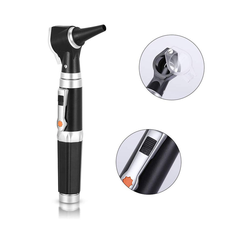 [Australia - AusPower] - Mini Ear Otoscope, Bysameyee Magnification Diagnostic Ear Scope with LED Direct Illumination Light, Ear Healthy Tool for Doctors Nurses Adults Kids Baby Elder Pets Animals 