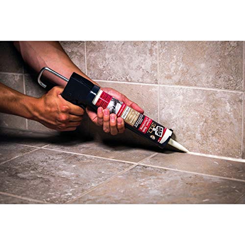 DAP Kwik Seal white adhesive caulk, 9-ounce tube for sealing gaps and joints