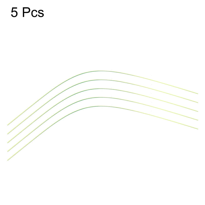 [Australia - AusPower] - MECCANIXITY Fiber Optic Rods PMMA 1mmx25cm for Sight Filament Green 1 Set Pack of 5 