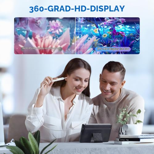 Ear Cleaner Camera, 4.3 Inch 1080p HD Professional Ear Wax Remover Otoscope with 6 LED Endoscope, 3.5 mm Ear Camera with 64G Children's and Adult Card, Plug and Play
