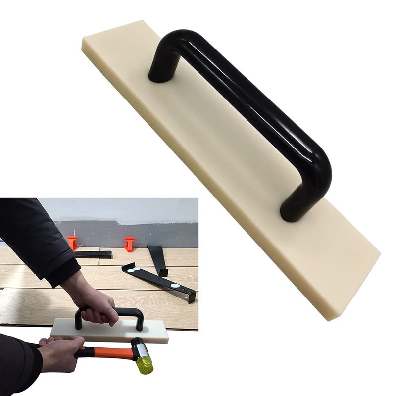 [Australia - AusPower] - Tapping Block,Durable Flooring Tapping Block with Handle,Easy Grip Laminate Flooring Tool,Vinyl Floor Installation Tool,Practical Tapping Block for Vinyl Plank Flooring ﻿ 30cm/11.81in 