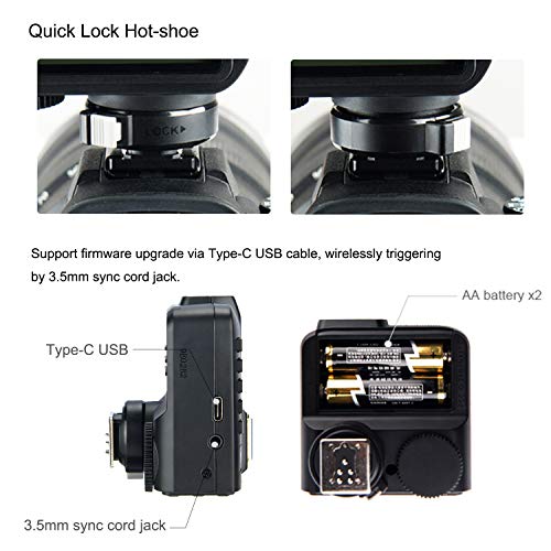Godox X2T-P 2.4G TTL Wireless Flash Trigger for Pentax 645Z K-3 II KP K-S2