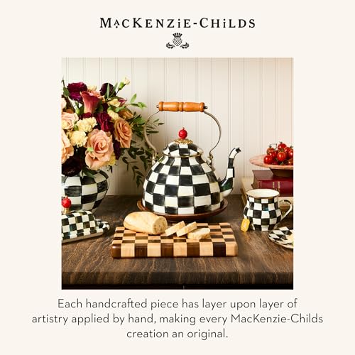 MACKENZIE-CHILDS Espresso Spoon Set, Black-and-White Courtly